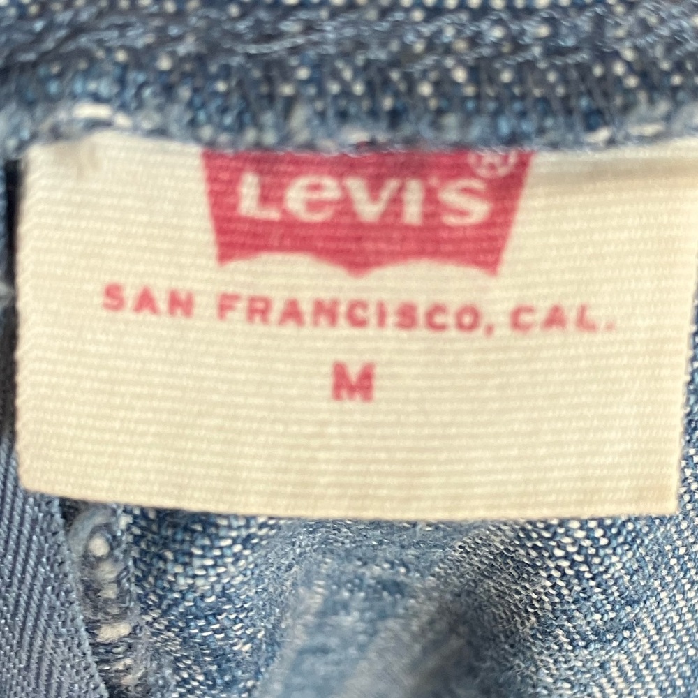 Levi's Blue Puff Sleeve Dress - Picture 3 of 9
